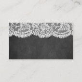 De Chalkboard & Lace Wedding Collectie website Informatiekaartje (Achterkant)