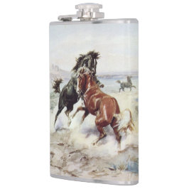 De Challenge ( hengstengevecht) Heupfles