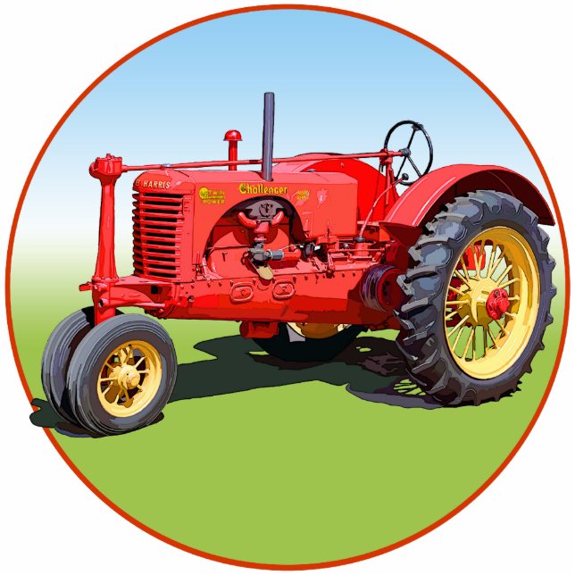 De Challenger Staand Fotobeeldje (Voorkant)