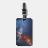 De Chamaeleon is een donkere moleculaire wolk Bagagelabel (Voorkant verticaal)