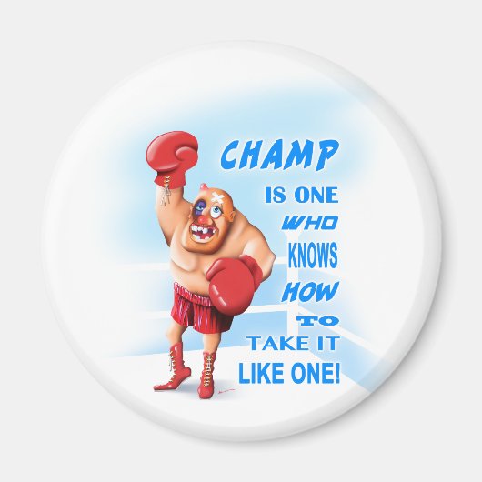 De Champ ronde magneet (Voorkant)