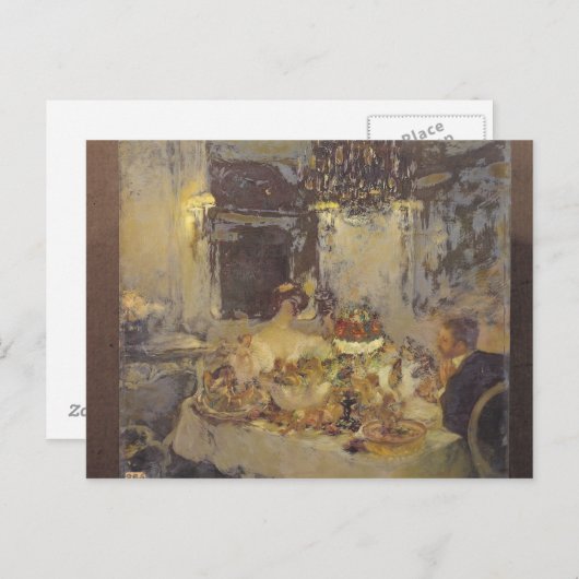 De Champagne Briefkaart (Voorkant / Achterkant)