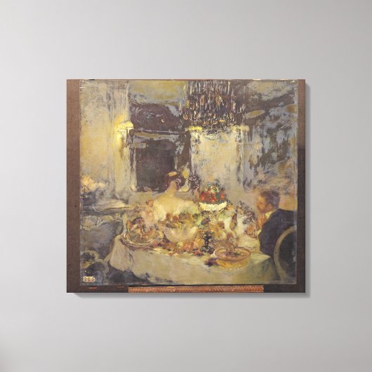 De Champagne Canvas Afdruk (Voorkant)