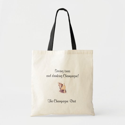 De Champagne Diet Tote Bag (Voorkant)