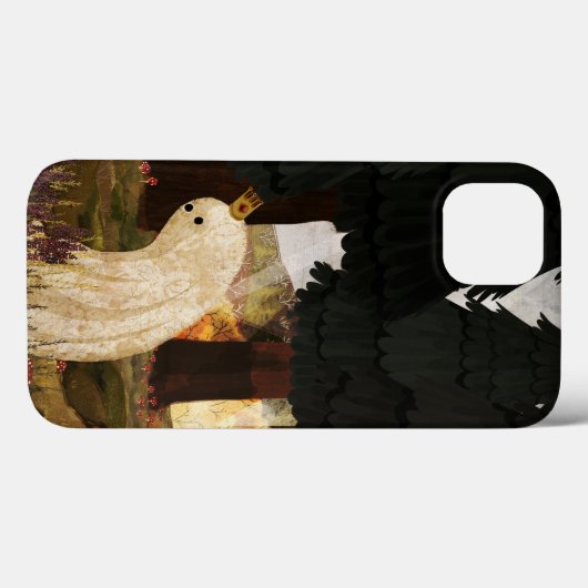 De champignonkoning Case-Mate iPhone case (Achterkant (horizontaal))