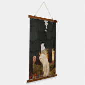 De champignonkoning hangend wandkleed (Gebogen)