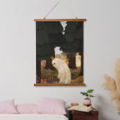 De champignonkoning hangend wandkleed (Slaapkamer)