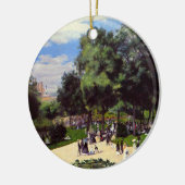 de Champs-Elysées tijdens de Parijse beurs van 186 Keramisch Ornament (Links)