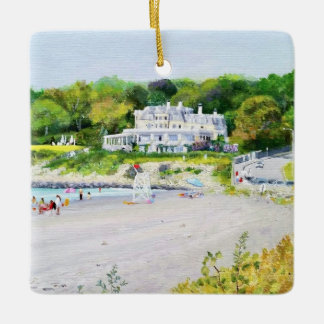 De Chanler bij First Beach Newport RI Ornament