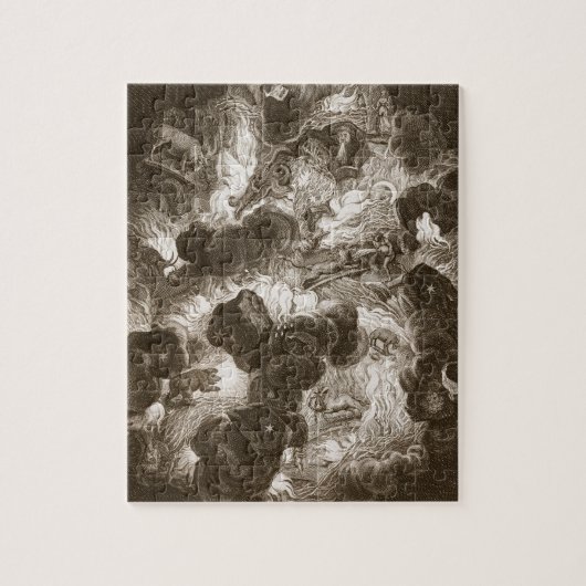 De Chaos, gegraveerd door Bernard Picart (1673-173 Legpuzzel (Verticaal)
