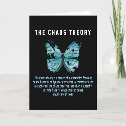 De Chaos Theory Butterfly Cyclone Kaart (Voorkant)