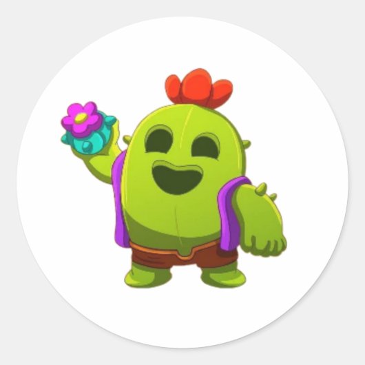 de chaotische wereld van Brawl Stars met Stickers  (Voorkant)