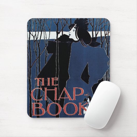 De Chap Book ~ Blue Lady Muismat (Met muis)