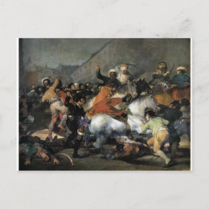 De Charge van de Mamelukes door Francisco Goya Briefkaart