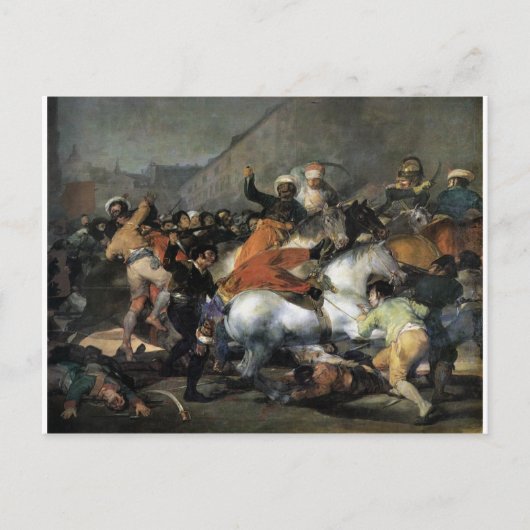 De Charge van de Mamelukes door Francisco Goya Briefkaart (Voorkant)