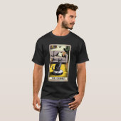 De Chariot Robot Stofzuiger Kat Grappige Tarot C T-shirt (Voorkant volledig)