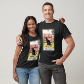 De Chariot Robot Stofzuiger Kat Grappige Tarot C T-shirt (Unisex)