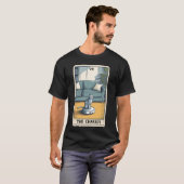 De Chariot Robot Stofzuiger Kat Grappige Tarot C T-shirt (Voorkant volledig)