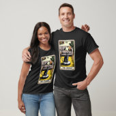 De Chariot Robot Stofzuiger Kat Grappige Tarot C T-shirt (Unisex)