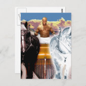 De Chariot Tarot-kaart Briefkaart (Voorkant / Achterkant)