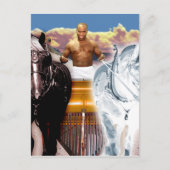 De Chariot Tarot-kaart Briefkaart (Voorkant)