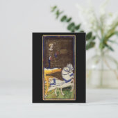 De Chariot Tarot-kaart Briefkaart (Staand voorkant)