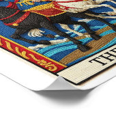 De Chariot Tarot Kaart Poster (Hoek)