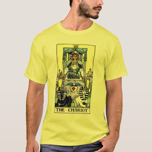 De Chariot Tarot-kaart T-shirt (Voorkant)
