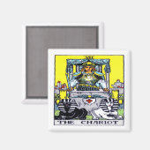 De Chariot Tarot Magneet (Voorkant / Achterkant)