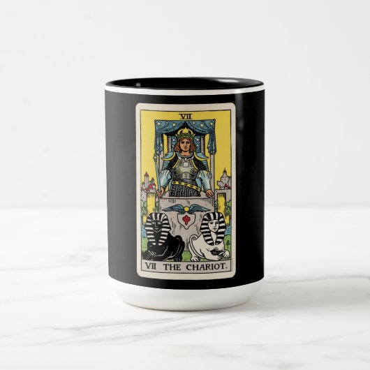 De Chariot Tarot Tweekleurige Koffiemok (Center)