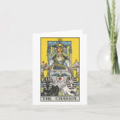 De Chariot tarotkaart - Rider Waite Smith tarot Kaart (Voorkant)