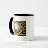 De Chariot van Apollo, schilderij aan het plafond Mok (Voorkant links)