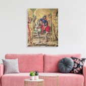 De Charity of St. Martin Canvas Afdruk (Insitu (Woonkamer))