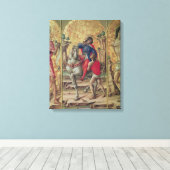 De Charity of St. Martin Canvas Afdruk (Insitu (Houten vloer))