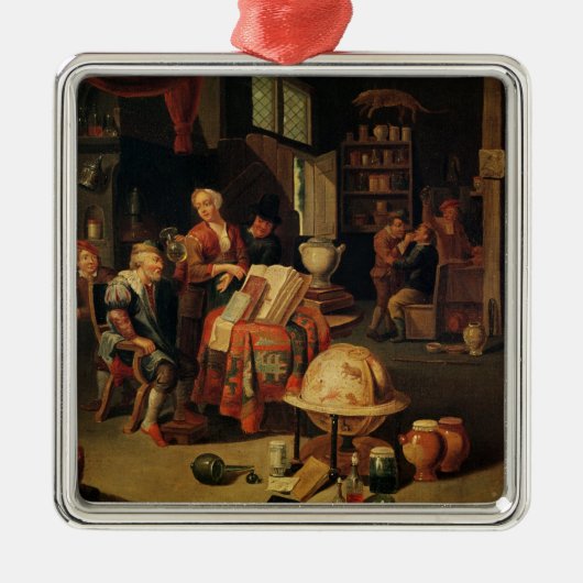 De Charlatan Metalen Ornament (Voorkant)