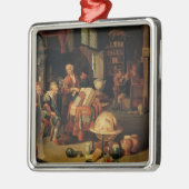 De Charlatan Metalen Ornament (Links)