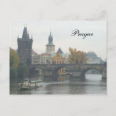 De Charles Bridge Prague Tsjechië Briefkaart (Voorkant)