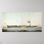 De Charles-Philippe, de eerste steamboot Poster (Voorkant)