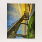 De Charleston South Carolina Pier Sunset Puzzel Legpuzzel (Verticaal)