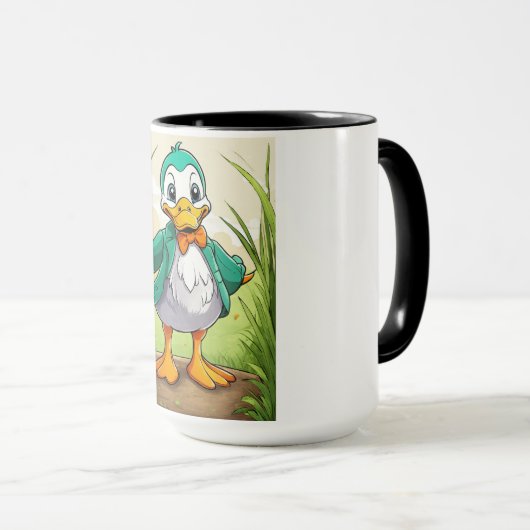 De charmante eend van het Boerderij Mok (Voorkant rechts)