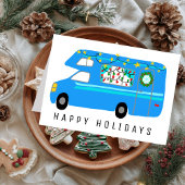 De charmante kerstcamera's met  RV's Kaart