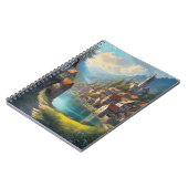 De charmante middeleeuwse stad notitieboek (Linkerzijde)