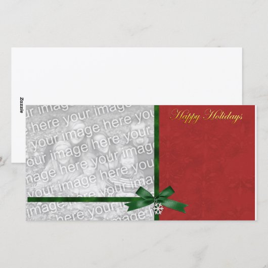 De charmante Sjabloon van de Foto van het Vakantie (Voorkant / Achterkant)