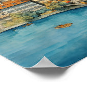 De charmante stad Luzern #2 Poster (Hoek)