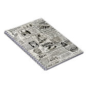 De charmante Victoriaans krant van 1890: Advertent Notitieboek (Rechterzijde)