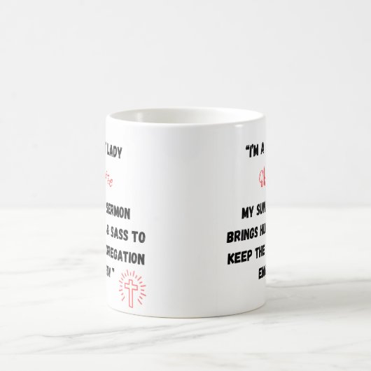 "De charme van de first lady" Koffiemok (Center)