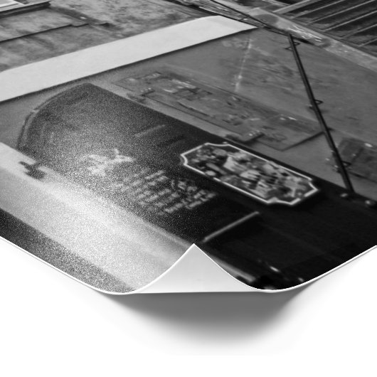 De charme van de Weense rijstroken Foto Afdruk (Hoek)