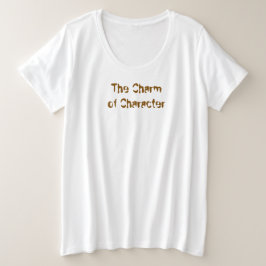 De charme van het karakter T-shirt