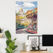 De charme van Parijs Poster (Thuiskantoor)