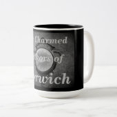 De Charmed Authors of Norwich Tweekleurige Koffiemok (Voorkant rechts)